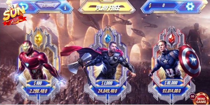 Tìm hiểu về nổ hũ Avengers SUNWIN